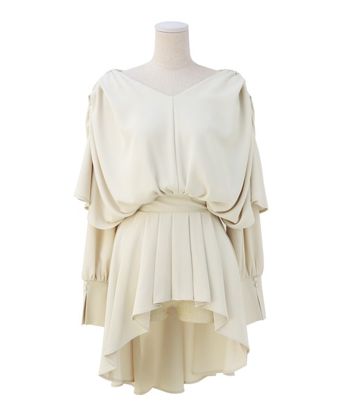 MIELI INVARIANT（ミエリインヴァリアント）の「Back Tail Drape Blouse（シャツ/ブラウス・レディース・ホワイト系その他/ブラック・FREE）」の22枚目の写真