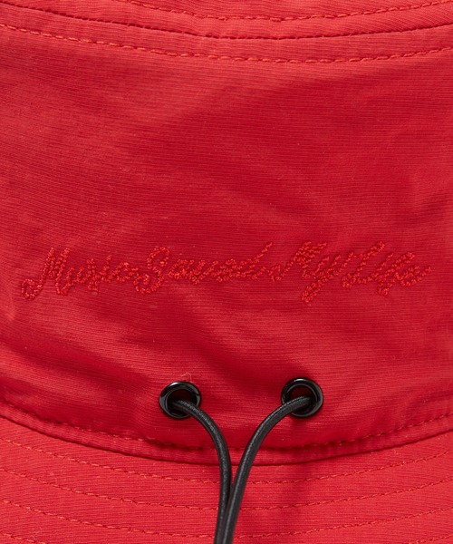 MSML（エムエスエムエル）の「NYLON BUCKET HAT（ハット・メンズ・グリーン/レッド/ブラック・FREE）」の4枚目の写真