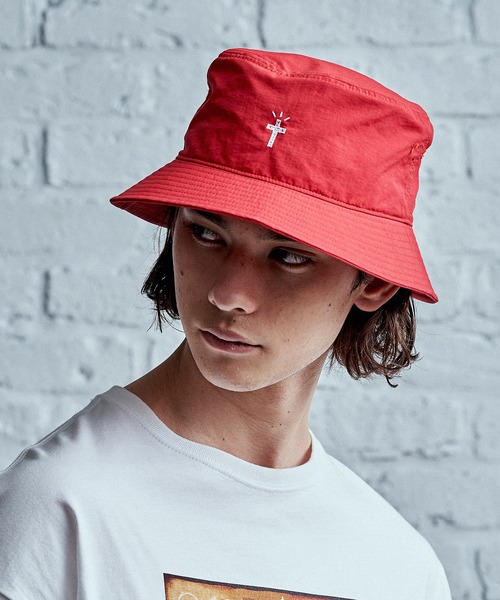 MSML（エムエスエムエル）の「NYLON BUCKET HAT（ハット・メンズ・グリーン/レッド/ブラック・FREE）」の5枚目の写真