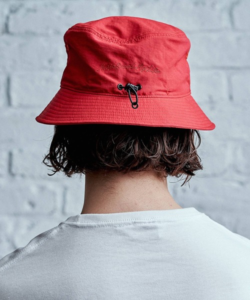 MSML（エムエスエムエル）の「NYLON BUCKET HAT（ハット・メンズ・グリーン/レッド/ブラック・FREE）」の7枚目の写真