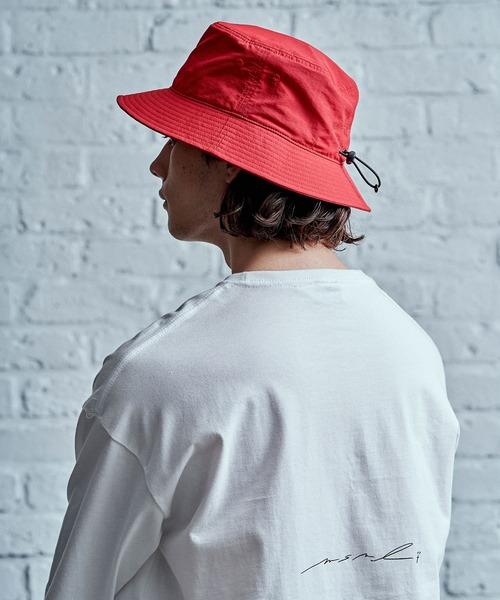 MSML（エムエスエムエル）の「NYLON BUCKET HAT（ハット・メンズ・グリーン/レッド/ブラック・FREE）」の8枚目の写真