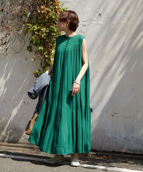 Web限定 インド楊柳2wayノースリーブワンピース ワンピース Freak S Store フリークスストア のファッション通販 Zozotown