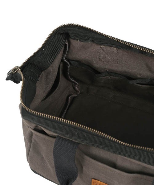 DULTON(ダルトン)の「WAX CANVAS TOOL BAG/ワックス キャンバス ツール バッグ(ハンドバッグ・レディース・キャメル/オリーブ・FREE)」の5枚目の写真