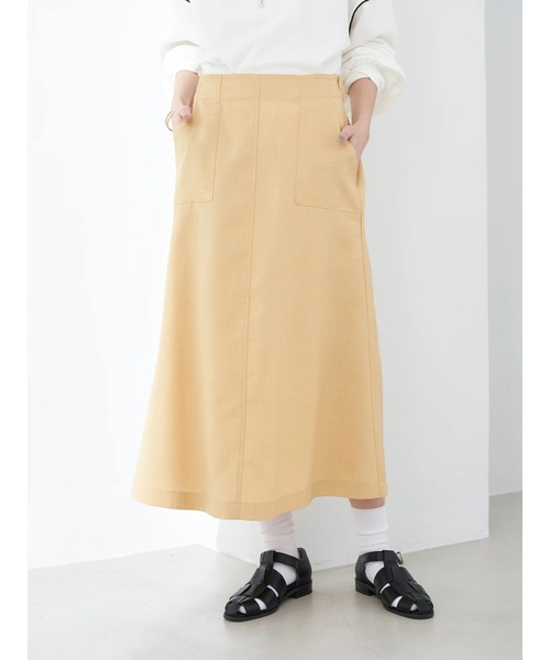 earth music&ecology（アースミュージックアンドエコロジー）の「ワークディティールスカート（スカート・レディース・ブラック/イエロー/モカ・FREE）」の10枚目の写真