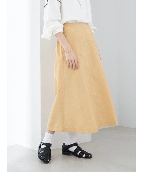 earth music&ecology（アースミュージックアンドエコロジー）の「ワークディティールスカート（スカート・レディース・ブラック/イエロー/モカ・FREE）」の11枚目の写真