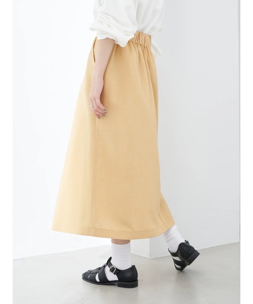 earth music&ecology（アースミュージックアンドエコロジー）の「ワークディティールスカート（スカート・レディース・ブラック/イエロー/モカ・FREE）」の12枚目の写真