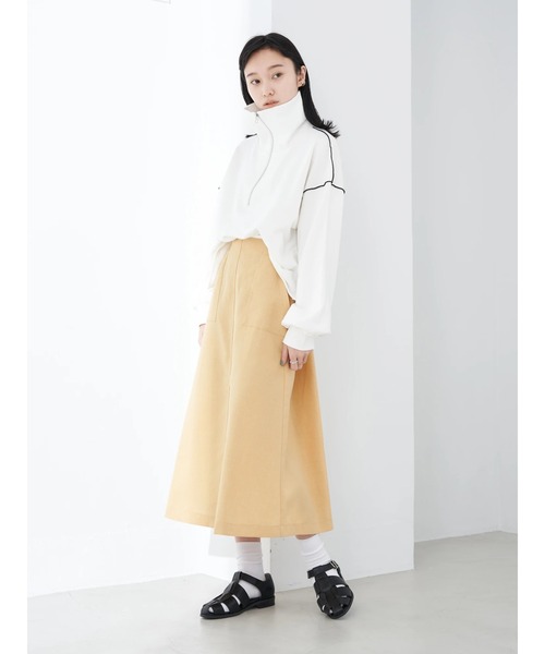 earth music&ecology（アースミュージックアンドエコロジー）の「ワークディティールスカート（スカート・レディース・ブラック/イエロー/モカ・FREE）」の14枚目の写真