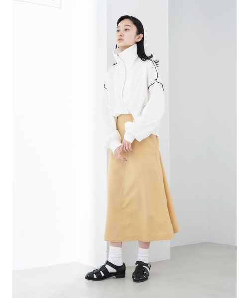 earth music&ecology（アースミュージックアンドエコロジー）の「ワークディティールスカート（スカート・レディース・ブラック/イエロー/モカ・FREE）」の16枚目の写真