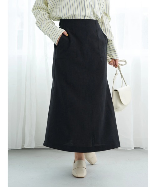 earth music&ecology（アースミュージックアンドエコロジー）の「ワークディティールスカート（スカート・レディース・ブラック/イエロー/モカ・FREE）」の18枚目の写真