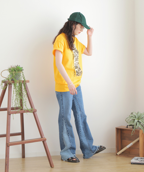 FRAMeWORK(フレームワーク)の「BEASTIEBOYS フロントフォトTシャツ(Tシャツ/カットソー・レディース・ホワイト/イエロー・FREE)」の20枚目の写真