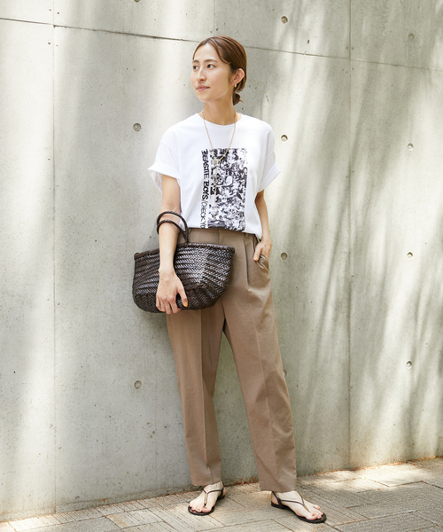 FRAMeWORK(フレームワーク)の「BEASTIEBOYS フロントフォトTシャツ(Tシャツ/カットソー・レディース・ホワイト/イエロー・FREE)」の8枚目の写真