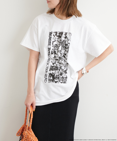 FRAMeWORK(フレームワーク)の「BEASTIEBOYS フロントフォトTシャツ(Tシャツ/カットソー・レディース・ホワイト/イエロー・FREE)」の14枚目の写真