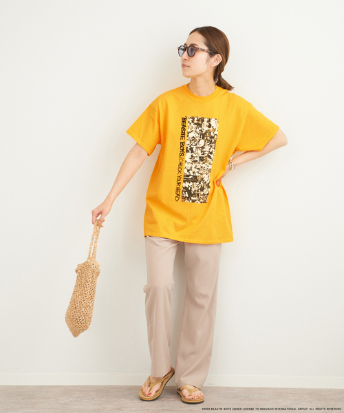 FRAMeWORK(フレームワーク)の「BEASTIEBOYS フロントフォトTシャツ(Tシャツ/カットソー・レディース・ホワイト/イエロー・FREE)」の15枚目の写真