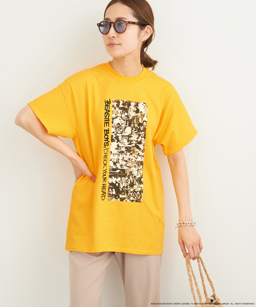 FRAMeWORK(フレームワーク)の「BEASTIEBOYS フロントフォトTシャツ(Tシャツ/カットソー・レディース・ホワイト/イエロー・FREE)」の17枚目の写真