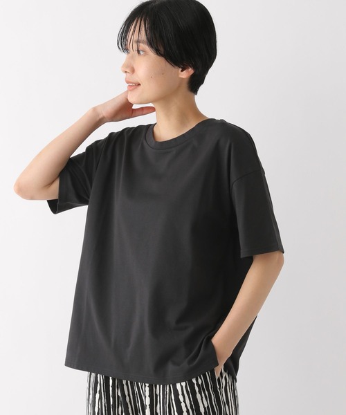 LEPSIM（レプシィム）の「マルチキノウTシャツ　262408（Tシャツ/カットソー・レディース・ブラック/グレー/オフホワイト/グレイッシュベージュ・SMALL/MEDIUM/LARGE）」の3枚目の写真
