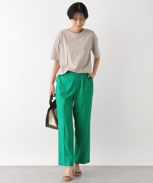 LEPSIM（レプシィム）の「マルチキノウTシャツ　262408（Tシャツ/カットソー・レディース・ブラック/グレー/オフホワイト/グレイッシュベージュ・SMALL/MEDIUM/LARGE）」の7枚目の写真