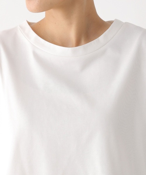 LEPSIM（レプシィム）の「マルチキノウTシャツ　262408（Tシャツ/カットソー・レディース・ブラック/グレー/オフホワイト/グレイッシュベージュ・SMALL/MEDIUM/LARGE）」の11枚目の写真