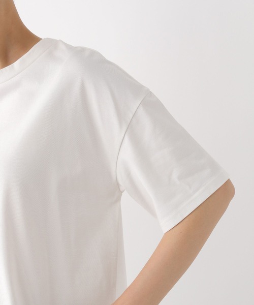 LEPSIM（レプシィム）の「マルチキノウTシャツ　262408（Tシャツ/カットソー・レディース・ブラック/グレー/オフホワイト/グレイッシュベージュ・SMALL/MEDIUM/LARGE）」の12枚目の写真