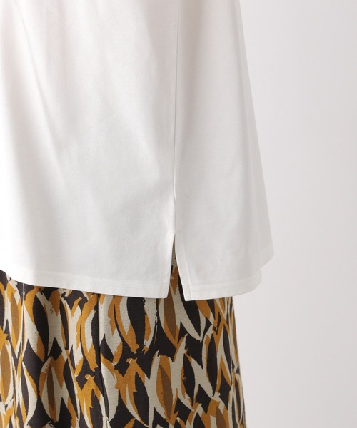 LEPSIM（レプシィム）の「マルチキノウTシャツ　262408（Tシャツ/カットソー・レディース・ブラック/グレー/オフホワイト/グレイッシュベージュ・SMALL/MEDIUM/LARGE）」の13枚目の写真