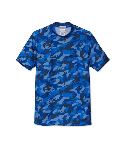 HIGH STREET(ハイストリート)の「HIGH ST. GOLF∴カモ柄ハニカム鹿の子モックネックシャツ <AdE>(Tシャツ/カットソー・メンズ・ブラック/ブルー/グレー・LL/M/S/L)」の16枚目の写真