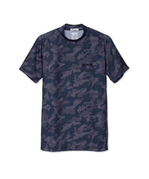 HIGH STREET(ハイストリート)の「HIGH ST. GOLF∴カモ柄ハニカム鹿の子モックネックシャツ <AdE>(Tシャツ/カットソー・メンズ・ブラック/ブルー/グレー・LL/M/S/L)」の14枚目の写真