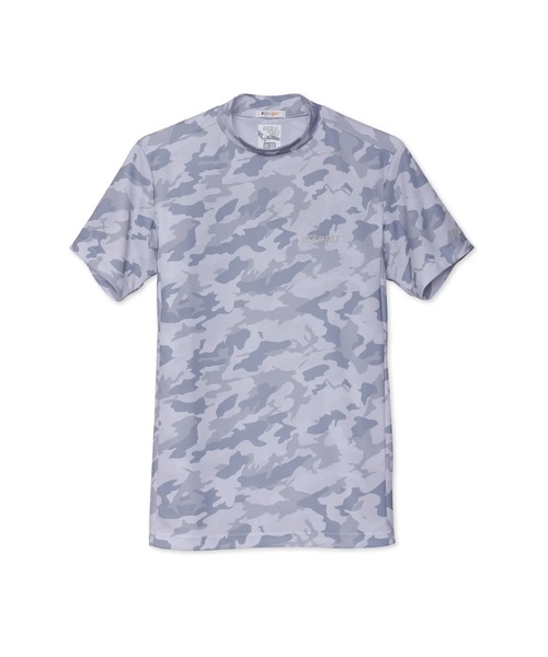 HIGH STREET(ハイストリート)の「HIGH ST. GOLF∴カモ柄ハニカム鹿の子モックネックシャツ <AdE>(Tシャツ/カットソー・メンズ・ブラック/ブルー/グレー・LL/M/S/L)」の6枚目の写真