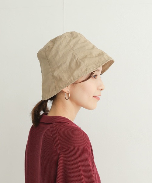 URBAN RESEARCH DOORS(アーバンリサーチドアーズ)の「ナイロンハット(ハット・レディース・ブラック/ベージュ/カーキ・ONE)」の3枚目の写真