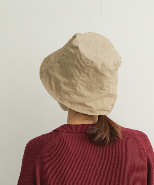 URBAN RESEARCH DOORS(アーバンリサーチドアーズ)の「ナイロンハット(ハット・レディース・ブラック/ベージュ/カーキ・ONE)」の5枚目の写真