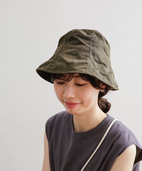 URBAN RESEARCH DOORS(アーバンリサーチドアーズ)の「ナイロンハット(ハット・レディース・ブラック/ベージュ/カーキ・ONE)」の11枚目の写真