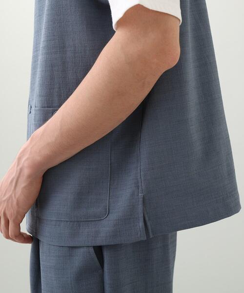 THE SHOP TK （ザ ショップ ティーケー ）の「◆【セットアップ対応可】リネンライクベスト（ベスト・メンズ・ダークグリーン/ダークブラウン/ベージュ/ライトブルー/ネイビー・01/02/03/04）」の20枚目の写真