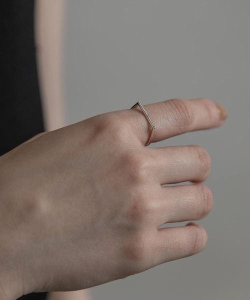 SMELLY(スメリー)の「silver925シンプルラインリング(リング・レディース・ゴールド/シルバー・-)」の5枚目の写真