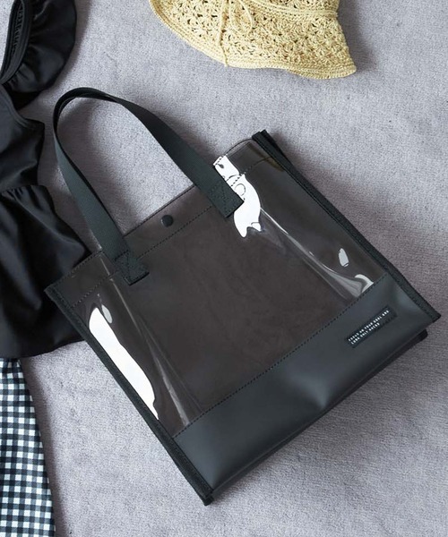 GLOBAL WORK(グローバルワーク)の「SWIM/PVCアソートBAG/キッズ/280371(トートバッグ・キッズ・ブラック/ライトパープル/パープル系その他・FREE)」の2枚目の写真