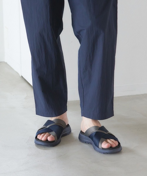niko and...(ニコアンド)の「クロステープサンダル(サンダル・メンズ・ブラック/ネイビー/ブラウン/オリーブ・MEDIUM/LARGE)」の4枚目の写真