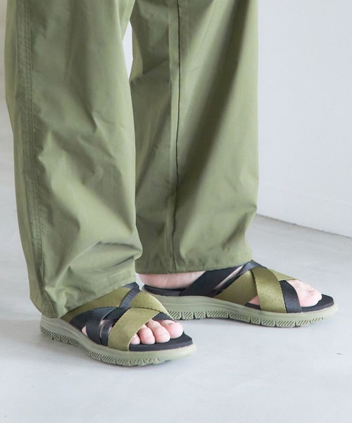 niko and...(ニコアンド)の「クロステープサンダル(サンダル・メンズ・ブラック/ネイビー/ブラウン/オリーブ・MEDIUM/LARGE)」の1枚目の写真