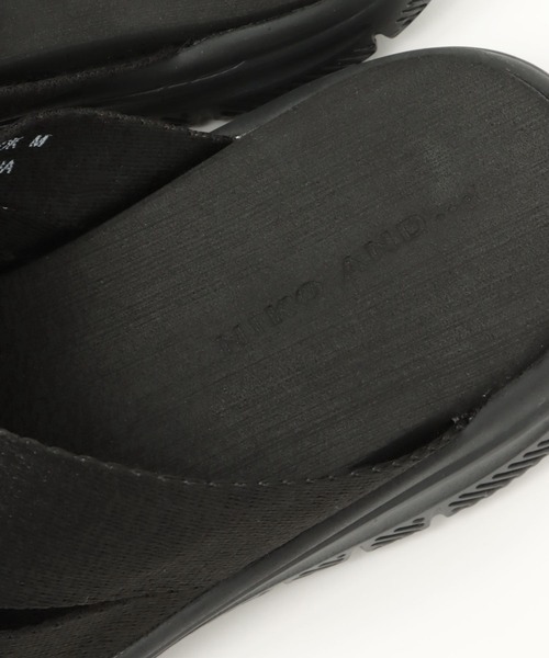 niko and...(ニコアンド)の「クロステープサンダル(サンダル・メンズ・ブラック/ネイビー/ブラウン/オリーブ・MEDIUM/LARGE)」の11枚目の写真