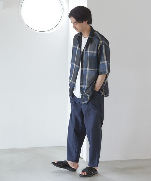 niko and...(ニコアンド)の「クロステープサンダル(サンダル・メンズ・ブラック/ネイビー/ブラウン/オリーブ・MEDIUM/LARGE)」の18枚目の写真