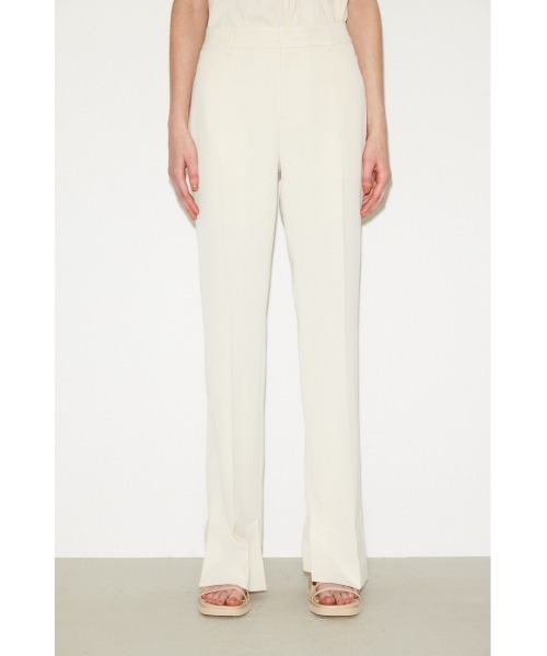 THROW by SLY(スローバイスライ)の「THROW L/W C/P TROUSER ローウエスト パンツ(スラックス・レディース・ブラウン/アイボリー・1/0)」の3枚目の写真