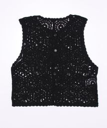 Samansa Mos2 | かぎ針風ベスト(ベスト)