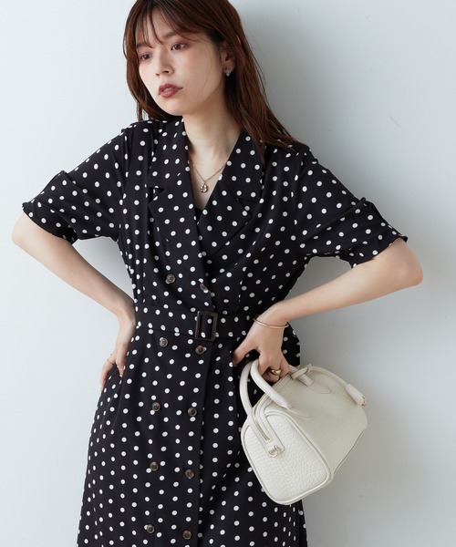 Vintage Yves Saint Laurent ダブルブレスト ワンピース 08256638cc409745aacc49243a422d