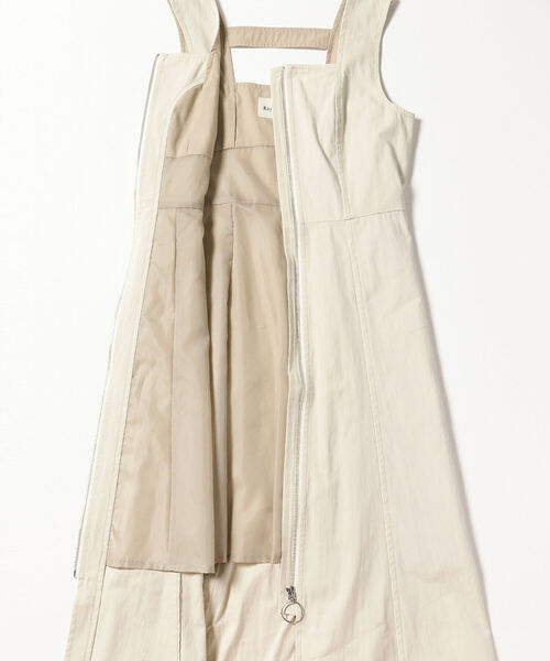 Ray BEAMS(レイビームス)の「Ray BEAMS / フロント ジップ サロペット ワンピース(ワンピース・レディース・ブラック/ホワイト系その他6・0/1)」の10枚目の写真