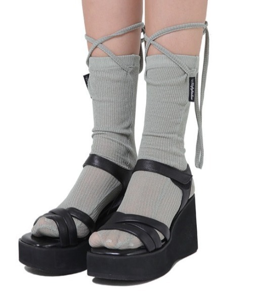 UGLY SHADOW（アグリーシャドウ）の「【Uglyshadow/アグリーシャドー アグリーシャドウ】LACE SHORT SOCKS/靴下 ソックス レースソックス（ソックス/靴下・レディース・ホワイト/ブラック/ピンク/グリーン・ONE SIZE）」の3枚目の写真