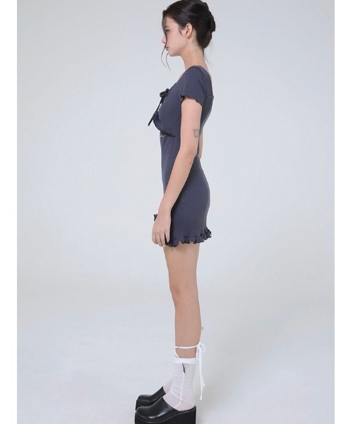 UGLY SHADOW（アグリーシャドウ）の「【Uglyshadow/アグリーシャドー アグリーシャドウ】LACE SHORT SOCKS/靴下 ソックス レースソックス（ソックス/靴下・レディース・ホワイト/ブラック/ピンク/グリーン・ONE SIZE）」の5枚目の写真