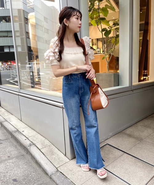 one after another NICE CLAUP（ワンアフターアナザーナイスクラップ）の「サイド巾着ショルダーBAG（ショルダーバッグ・レディース・ブラック/ベージュ/キャメル・FREE）」の14枚目の写真