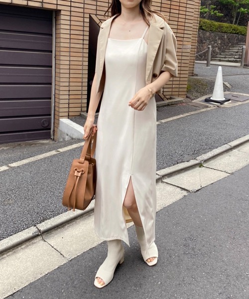 one after another NICE CLAUP（ワンアフターアナザーナイスクラップ）の「サイド巾着ショルダーBAG（ショルダーバッグ・レディース・ブラック/ベージュ/キャメル・FREE）」の7枚目の写真