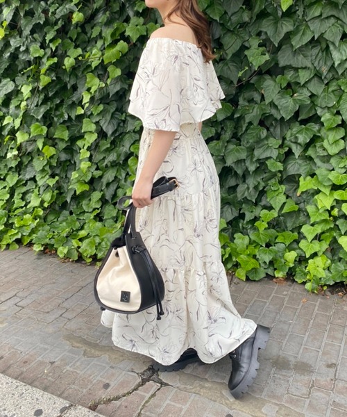 one after another NICE CLAUP（ワンアフターアナザーナイスクラップ）の「サイド巾着ショルダーBAG（ショルダーバッグ・レディース・ブラック/ベージュ/キャメル・FREE）」の17枚目の写真