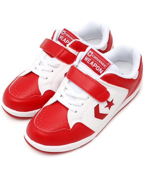 CONVERSE（コンバース）の「KID'S WEAPON N / キッズ ウエポン N（スニーカー・キッズ・ブラック/レッド/ブルー・17cm/22cm/19cm/23cm/18cm/21cm/20cm/16cm）」の3枚目の写真