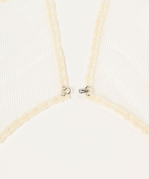 BEAMS BOY（ビームスボーイ）の「BEAMS BOY / レースラウンド 付け襟（付け襟・レディース・ナチュラル/ブラック・ONE SIZE）」の5枚目の写真