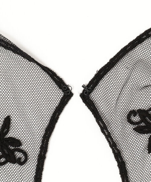 BEAMS BOY（ビームスボーイ）の「BEAMS BOY / レースラウンド 付け襟（付け襟・レディース・ナチュラル/ブラック・ONE SIZE）」の9枚目の写真