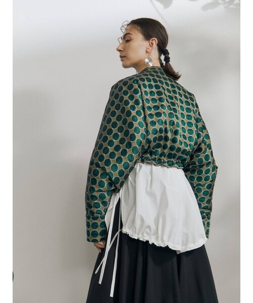 UN3D.（アンスリード）の「ジャカードシャツブルゾン（ブルゾン・レディース・グリーン/ブルー・FREE）」の16枚目の写真