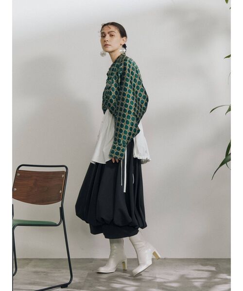 UN3D.（アンスリード）の「ジャカードシャツブルゾン（ブルゾン・レディース・グリーン/ブルー・FREE）」の18枚目の写真